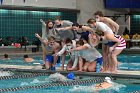 Swimming vs Babson  Wheaton College Swimming & Diving vs Babson College. - Photo By: KEITH NORDSTROM : Wheaton, Swimming
